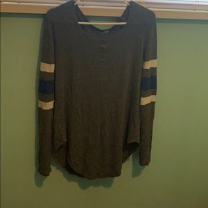 Grey body fit t shirt